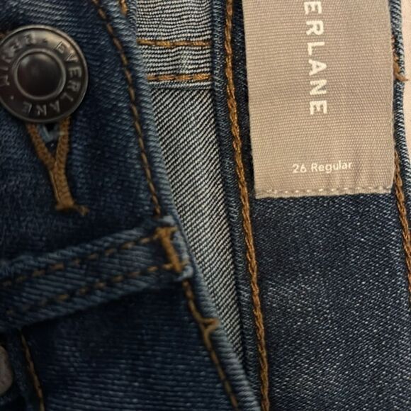 EVERLANE denim blue jeans 26 high rise - Picture 6 of 6